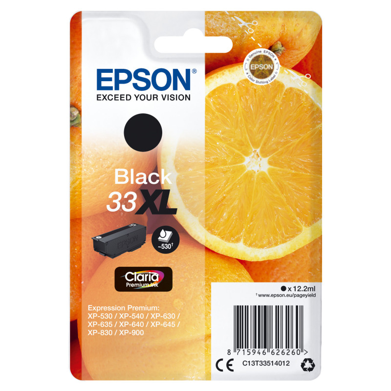 Cartucho tinta epson t333140 xl negro xp350*xp630 - xp635 - xp830 - naranja Cartucho tinta epson t333140 xl negro xp350*xp630 - xp635 - xp830 - naranja