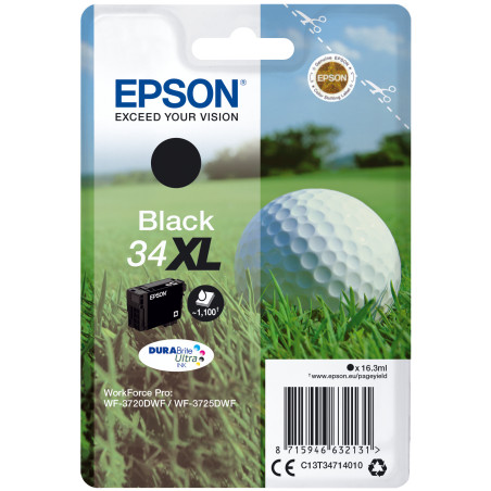 Cartucho tinta epson t3471 negro xl wf3720 - 3720dnf -  golf
