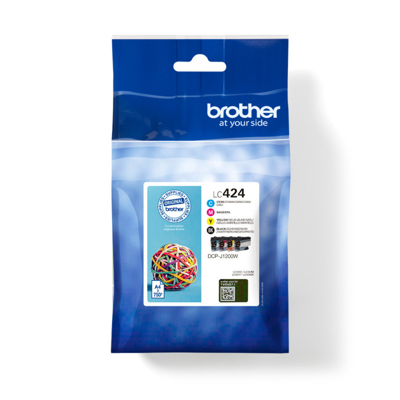 Pack cartuchos tinta brother lc424val negro cian magenta amarillo Pack cartuchos tinta brother lc424val negro cian magenta amarillo