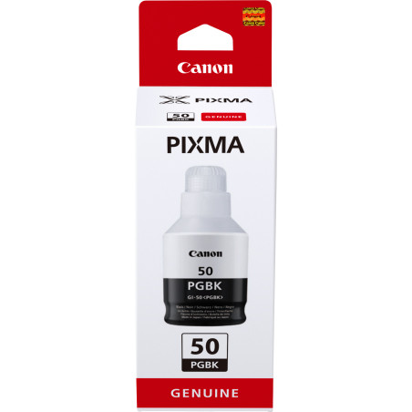 Botella dyed canon gi - 50pgbk negro 135ml 6000 paginas