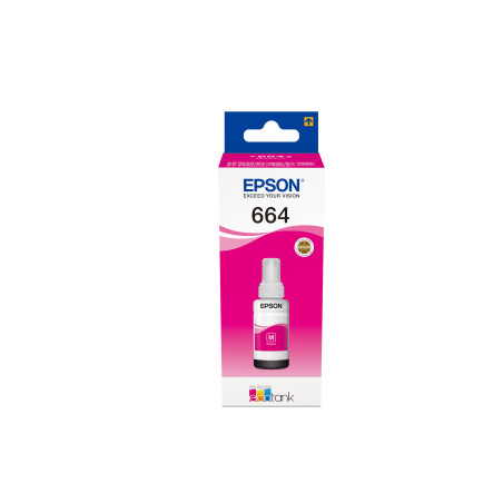 Cartucho ecotank epson 664 t664340 magenta 70ml l355 - l555