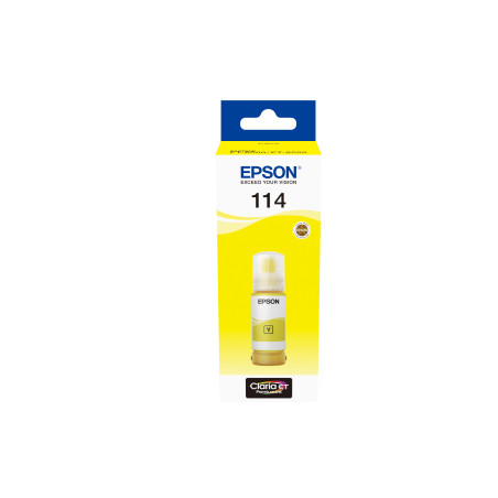 Botella tinta epson ecotank 114 amarillo 70ml