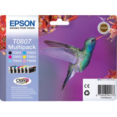 Epson Hummingbird T0807 ink cartridge 1 pc(s) Original Black, Cyan, Light Cyan, Light magenta, Magenta, Yellow