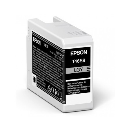 Cartucho tinta epson singlepack light gris t46s9 ultrachrome pro 10 ink 25ml sc - p700