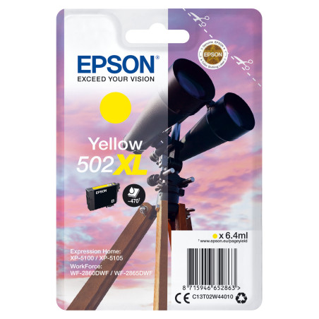 Cartucho tinta epson t02w440 502xl amarillo ink