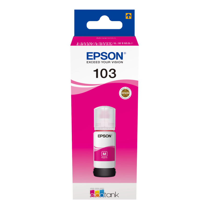 Cartucho ecotank epson 103 magenta ink botella para l3110 -  l3150 -  l3111 -  l3151