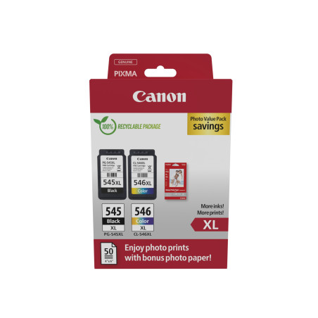 Cartucho tinta canon pg - 545xl - cl - 546xl photo value