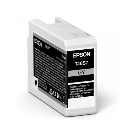 Epson  singlepack gray t46s7 ultrachrome pro 10 ink 25ml sc - p700