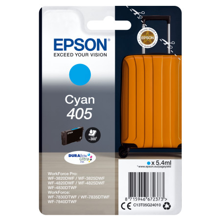 Cartucho tinta epson c13t05g24010 singlepack cian 405 durabrite ultra ink