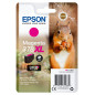Cartucho tinta epson c13t37934010 singlepack magenta 378xl claria photo hd ink ardilla
