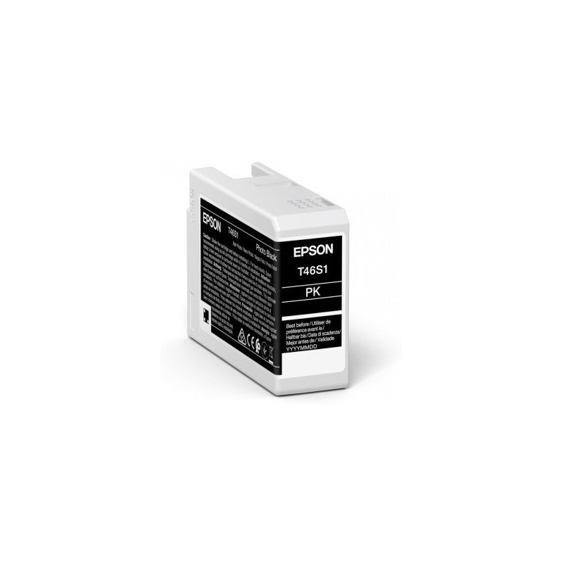 Cartucho tinta epson photo negro t46s1 ultrachrome pro 10 ink 25ml sc - p700 Cartucho tinta epson photo negro t46s1 ultrachrome pro 10 ink 25ml sc - p700