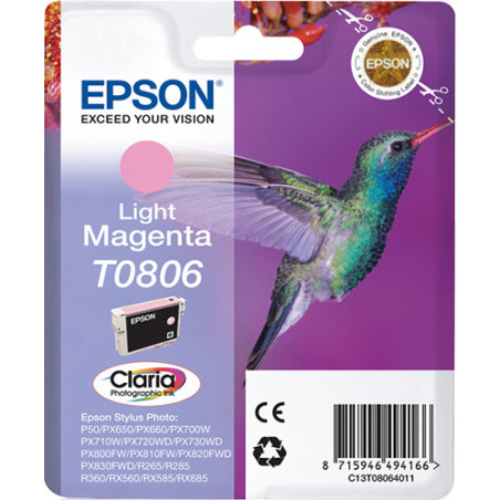 Epson Hummingbird T0806 ink cartridge 1 pc(s) Original Light magenta