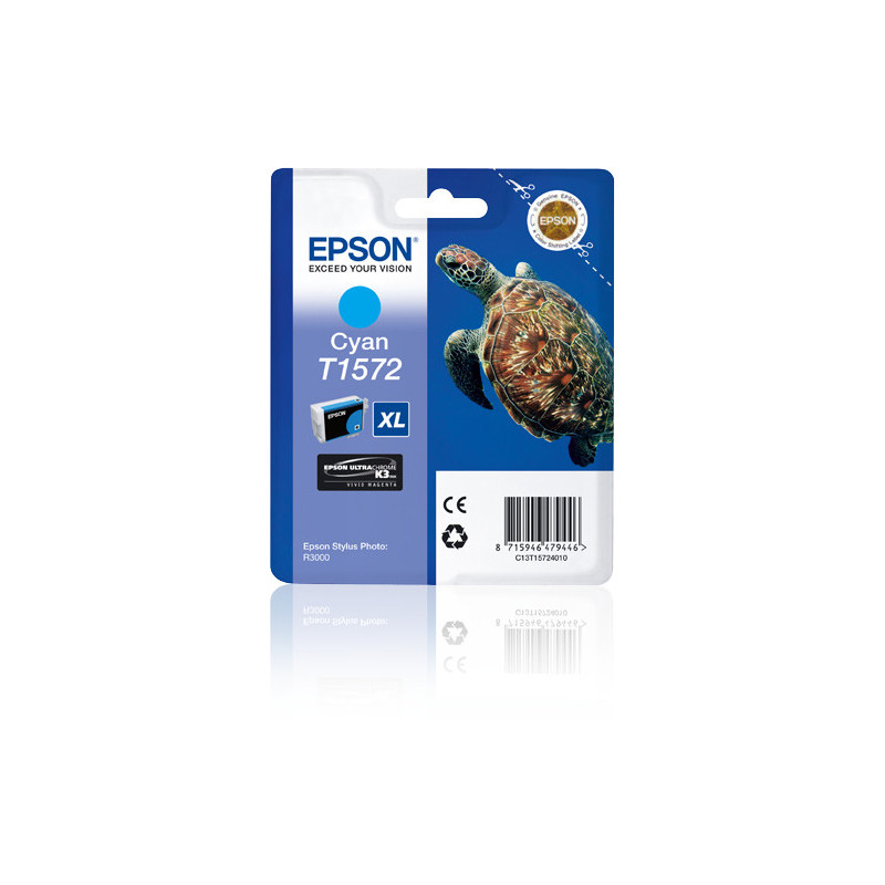 Epson Turtle T1572 ink cartridge 1 pc(s) Original High (XL) Yield Cyan