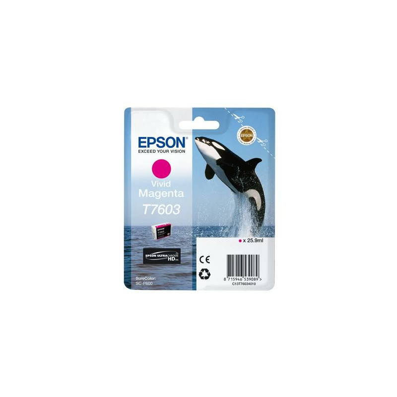 Epson C13T76034N10 cartuccia d'inchiostro 1 pz Originale Magenta vivido Epson C13T76034N10 cartuccia d'inchiostro 1 pz Originale Magenta vivido