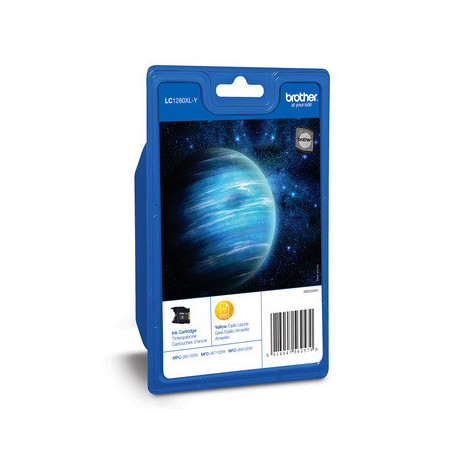 Cartucho tinta brother lc1280xlybp amarillo 1200 paginas mfcj6510dw -  mfcj6710dw -  mfcj6910dw