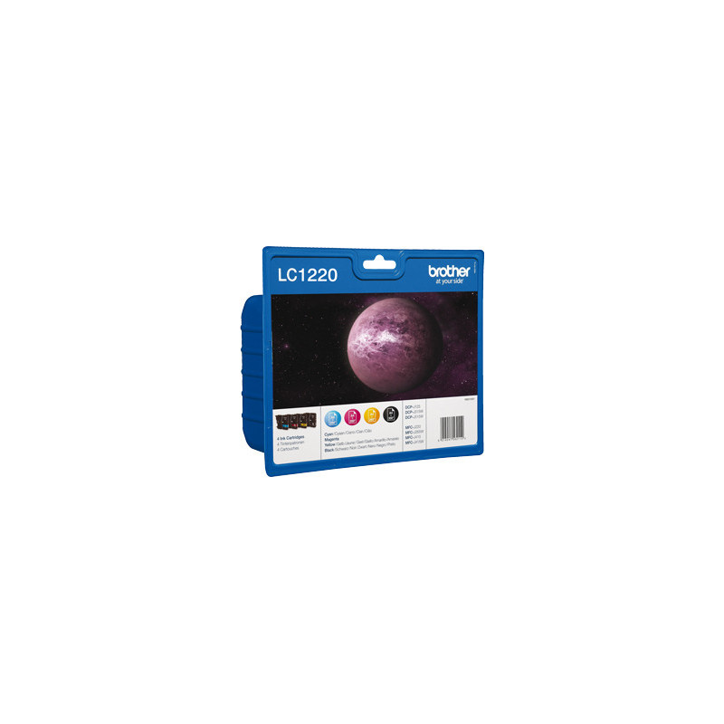 Brother LC-1220VALBP ink cartridge 4 pc(s) Original Black, Cyan, Magenta, Yellow Brother LC-1220VALBP ink cartridge 4 pc(s) Original Black, Cyan, Magenta, Yellow