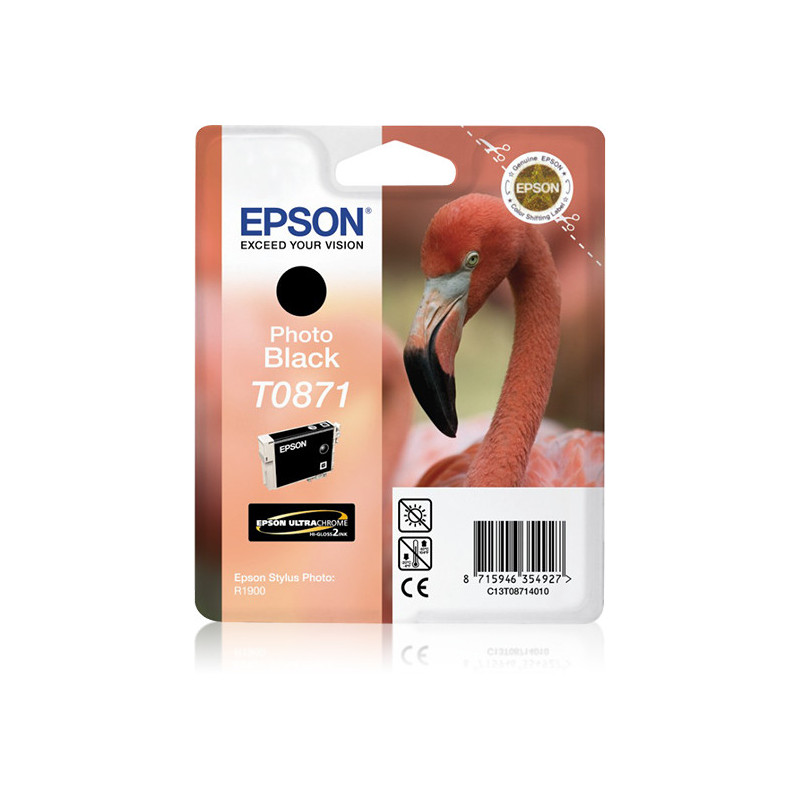 Epson Flamingo T0871 ink cartridge 1 pc(s) Original Photo black