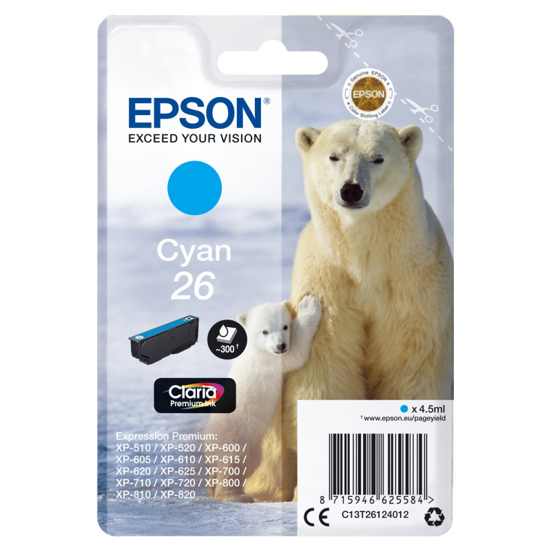 Epson Polar bear Cartuccia Ciano Epson Polar bear Cartuccia Ciano