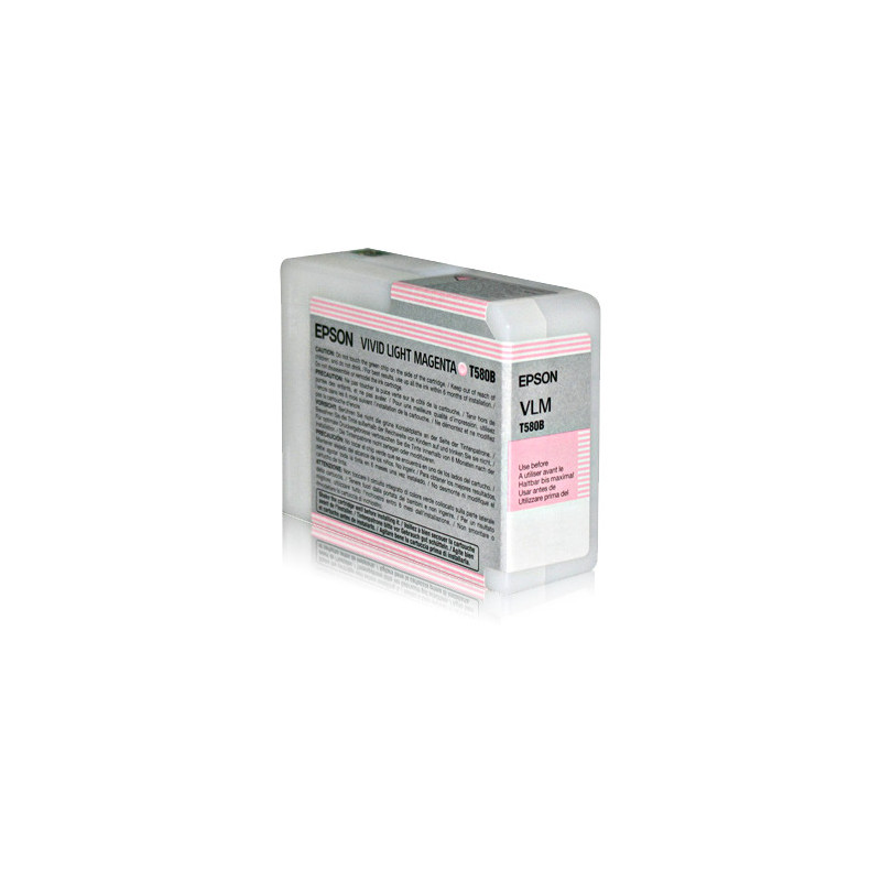 Epson T580B00 ink cartridge 1 pc(s) Original Vivid light magenta Epson T580B00 ink cartridge 1 pc(s) Original Vivid light magenta