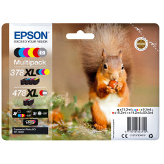 Epson Squirrel 478XL ink cartridge 1 pc(s) Original High (XL) Yield Black, Cyan, Magenta, Yellow, Red, Gray