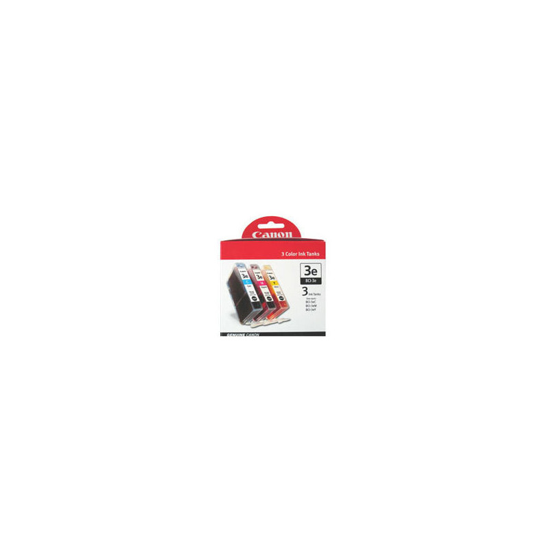 Canon BCI-3e C/M/Y ink cartridge 3 pc(s) Original Cyan, Magenta, Yellow Canon BCI-3e C/M/Y ink cartridge 3 pc(s) Original Cyan, Magenta, Yellow