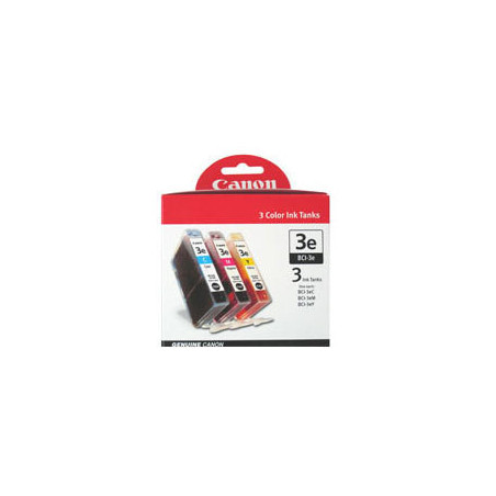Canon BCI-3e C/M/Y ink cartridge 3 pc(s) Original Cyan, Magenta, Yellow