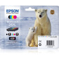 Multipack epson t263640 26xlxp - 510 - 520 - 600 - 605 - 610 - polar bear Multipack epson t263640 26xlxp - 510 - 520 - 600 - 605 - 610 - polar bear