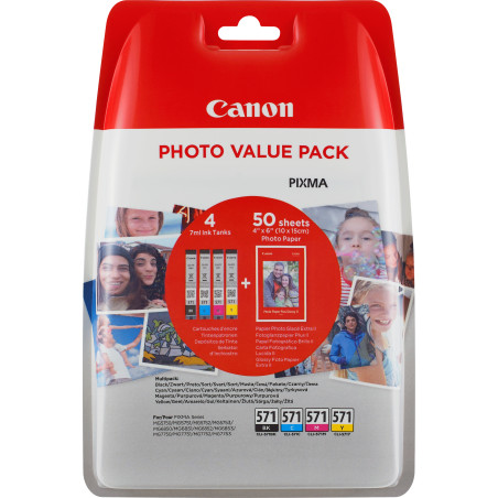 Canon 0386C006 ink cartridge 4 pc(s) Original Standard Yield Black, Cyan, Yellow, Magenta