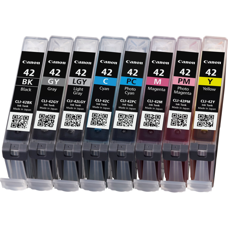 Canon 6384B010 ink cartridge 8 pc(s) Original Standard Yield Black, Cyan, Gray, Light grey, Magenta, Photo cyan, Photo magenta, Canon 6384B010 ink cartridge 8 pc(s) Original Standard Yield Black, Cyan, Gray, Light grey, Magenta, Photo cyan, Photo magenta,