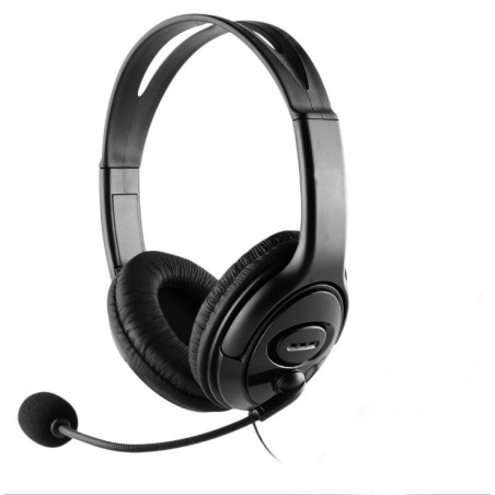 CoolBox Coolchat U1 Auricolare Cablato A Padiglione Musica e Chiamate Nero