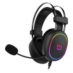 Hiditec Erys ARGB Headset Wired Head-band Gaming Black