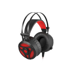 GENESIS Neon 360 Headset Wired Head-band Gaming Black, Red