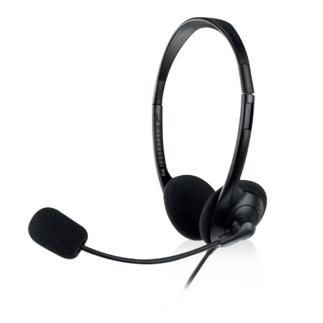 Ewent EW3568 headphones/headset Wired Head-band Calls/Music USB Type-A Black