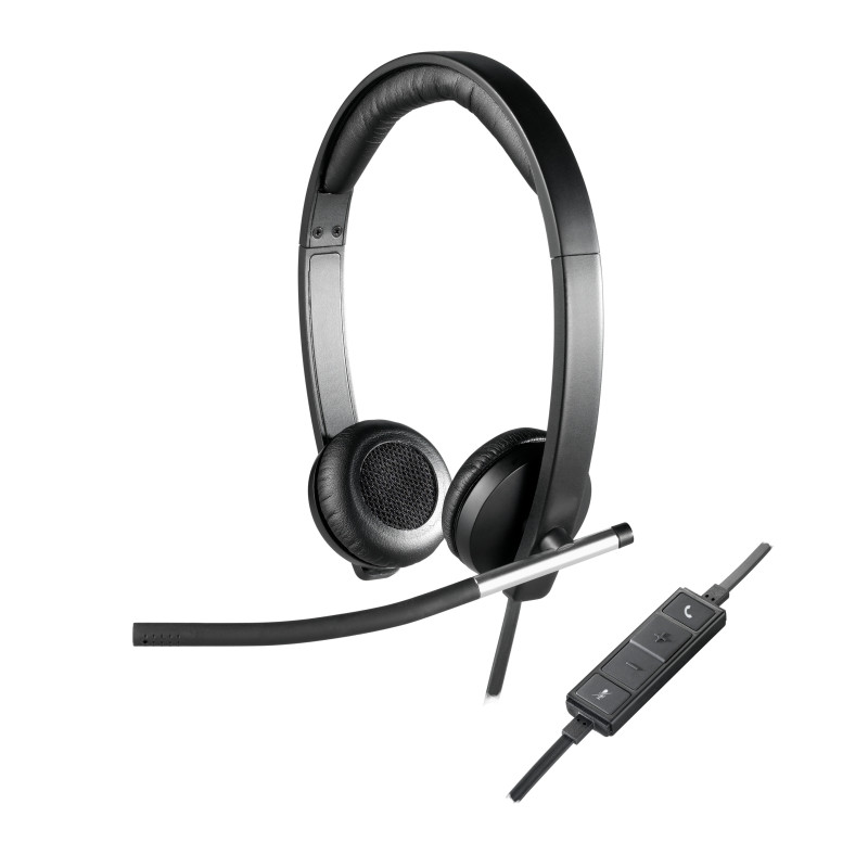 Logitech 981-000519 headphones/headset Wired Head-band Office/Call center USB Type-A Black, Silver Logitech 981-000519 headphones/headset Wired Head-band Office/Call center USB Type-A Black, Silver