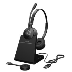 Jabra 9559-455-111 headphones headset Wireless Head-band Office Call center Black, Titanium