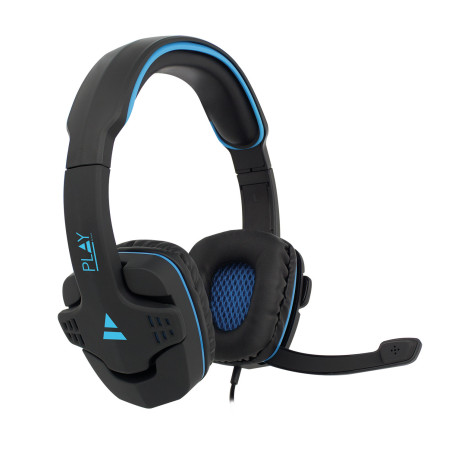 Ewent PL3320 cuffia e auricolare Cablato A Padiglione Gaming Nero
