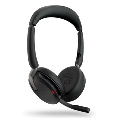 Jabra Evolve2 65 Flex Headset Wired & Wireless Head-band Office Call center Bluetooth Black