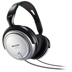 Philips SHP2500 10 headphones headset Wired Head-band Music Black, Silver
