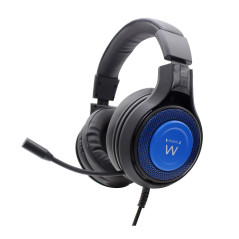 Ewent PL3322 headphones headset Wired Neck-band Gaming Black, Blue