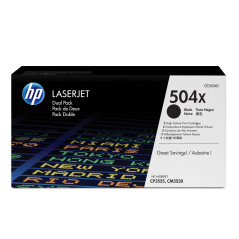 HP Confezione da 2 cartucce originali di Toner nero ad alta capacità LaserJet 504X