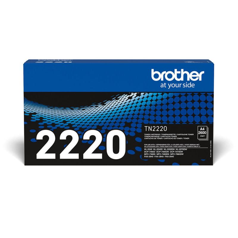 Brother TN-2220 cartuccia toner 1 pz Originale Nero Brother TN-2220 cartuccia toner 1 pz Originale Nero