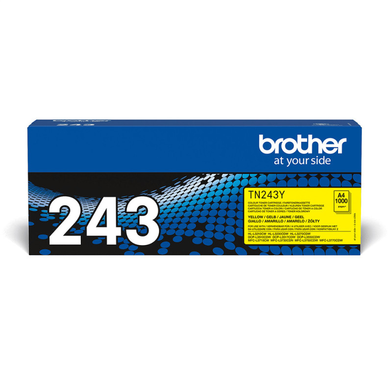 Brother TN-243Y toner cartridge 1 pc(s) Original Yellow Brother TN-243Y toner cartridge 1 pc(s) Original Yellow