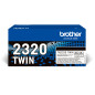 Brother TN-2320TWIN toner cartridge 1 pc(s) Original Black Brother TN-2320TWIN toner cartridge 1 pc(s) Original Black