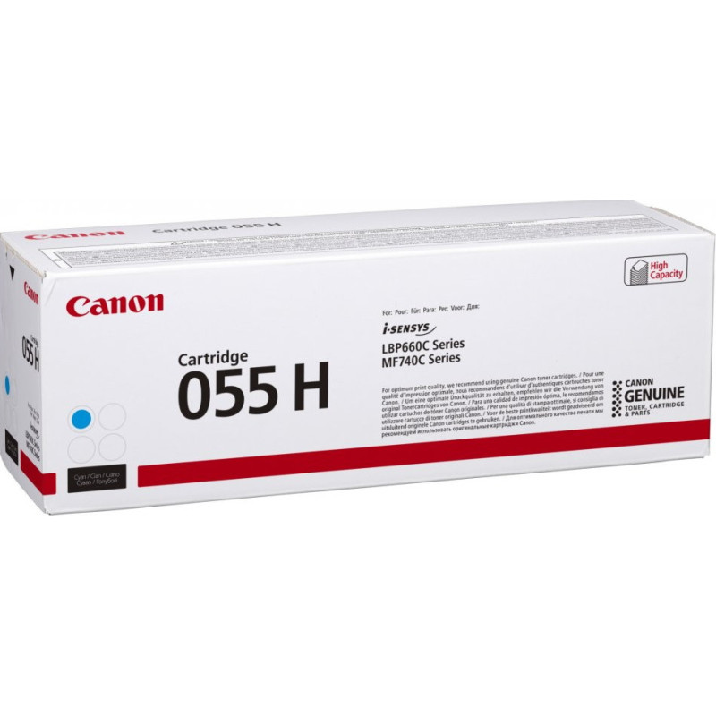 Canon 055H cartuccia toner 1 pz Originale Ciano Canon 055H cartuccia toner 1 pz Originale Ciano