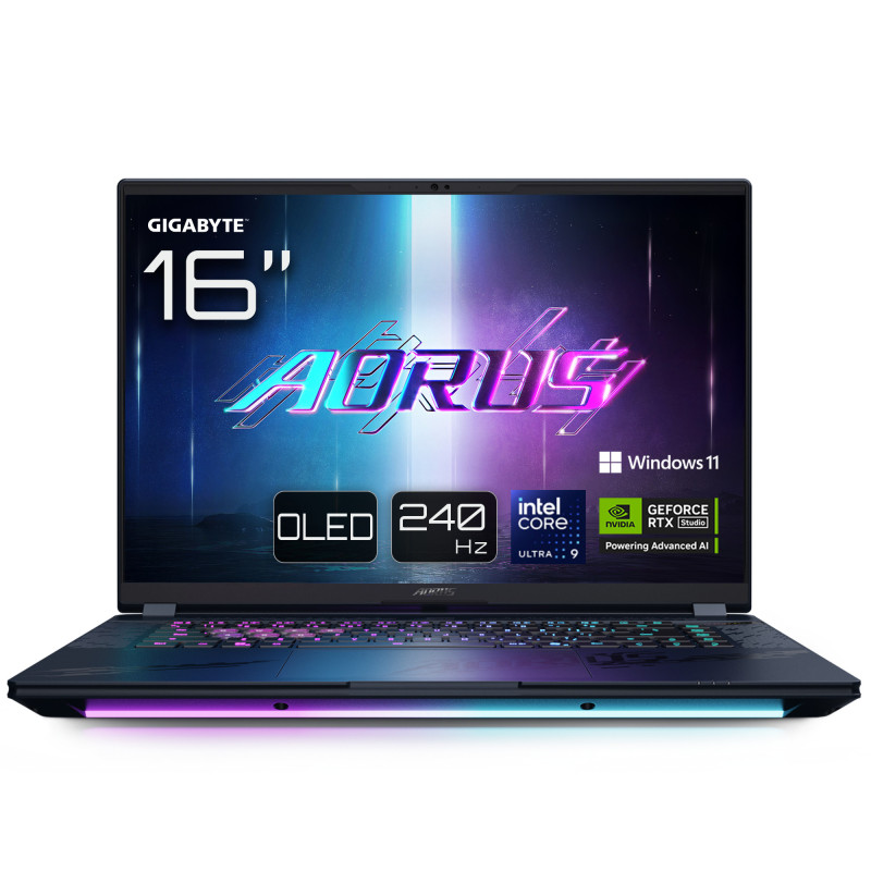 GIGABYTE AORUS MASTER 16 BZHC6PTE64SP laptop Intel Core Ultra 9 275HX Computer portatile 40,6 cm (16") WQXGA 32 GB DDR5-SDRAM 1