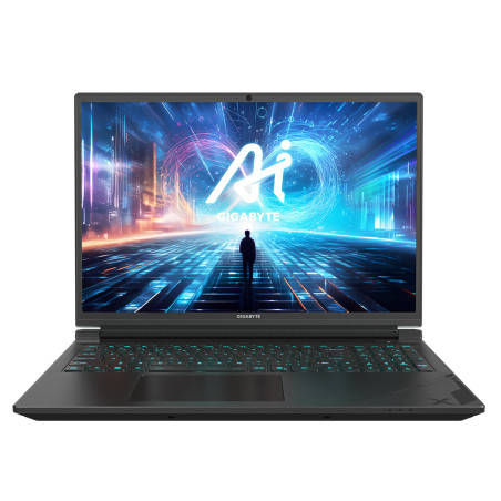 GIGABYTE G6X 9KG-43PT854SD laptop Intel® Core™ i7 i7-13650HX 16" WUXGA 16 GB DDR5-SDRAM 1 TB SSD NVIDIA GeForce RTX 4060 Wi-Fi