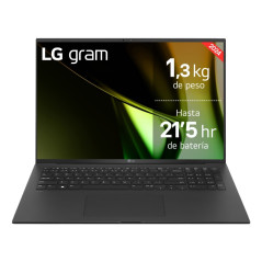 LG Gram 17Z90S-G.AD7BB laptop Intel Core Ultra 7 155H 17" WQXGA 32 GB LPDDR5-SDRAM 2 TB SSD Wi-Fi 6E (802.11ax) Windows 11 Home