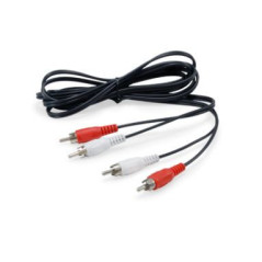 Equip 147094 audio cable 98.4" (2.5 m) 2 x RCA Black