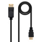 Nanocable 10.15.4302 video cable adapter 78.7" (2 m) DisplayPort HDMI Type A (Standard) Black Nanocable 10.15.4302 video cable adapter 78.7" (2 m) DisplayPort HDMI Type A (Standard) Black