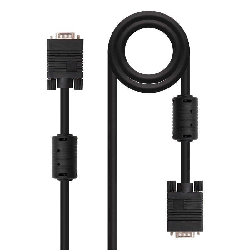 Nanocable 10.15.0115 VGA cable 590.6" (15 m) VGA (D-Sub) Black Nanocable 10.15.0115 VGA cable 590.6" (15 m) VGA (D-Sub) Black